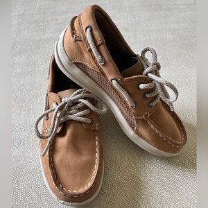 Sperry’s Leather Gamefish Boat Shoes Little Kid Size 13